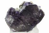 Cubic Purple Fluorite, Mica, Pyrite and Quartz Association - China #166169-1